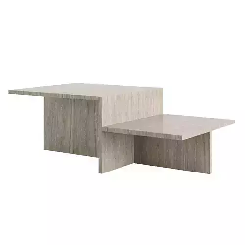 Cofee table in travertino