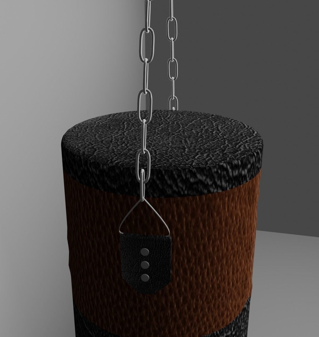 Sandbag gym equipment Free 3D model_1