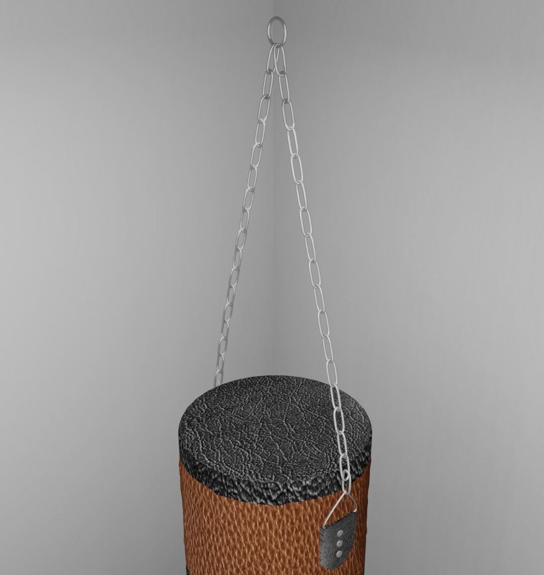 Sandbag gym equipment Free 3D model_4