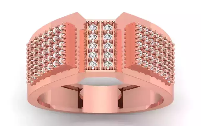 Solitaire Wedding Engagement Mens  Ring