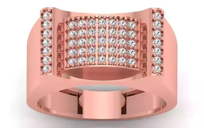 Solitaire Wedding Engagement Mens  Ring