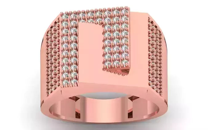 Solitaire Wedding Engagement Mens  Ring