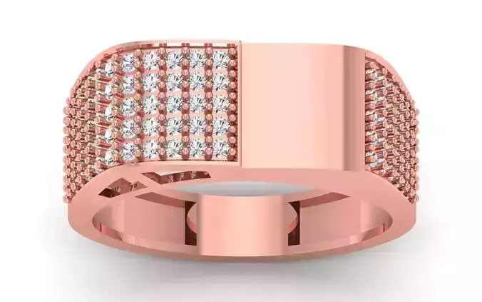 Solitaire Wedding Engagement Mens  Ring