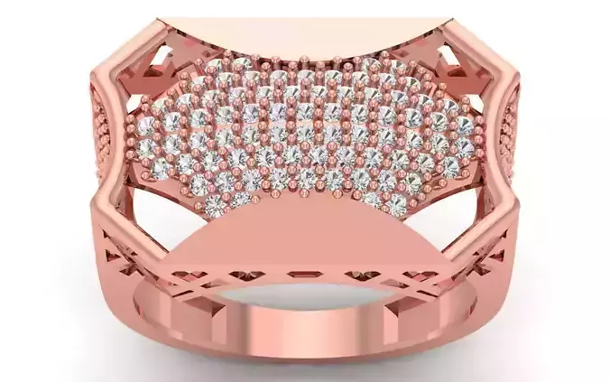 Solitaire Wedding Engagement Mens  Ring