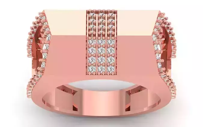 Solitaire Wedding Engagement Mens  Ring