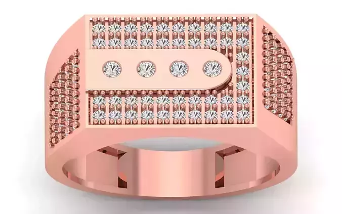 Solitaire Wedding Engagement Mens  Ring