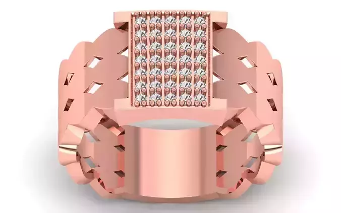 Solitaire Wedding Engagement Mens  Band Ring