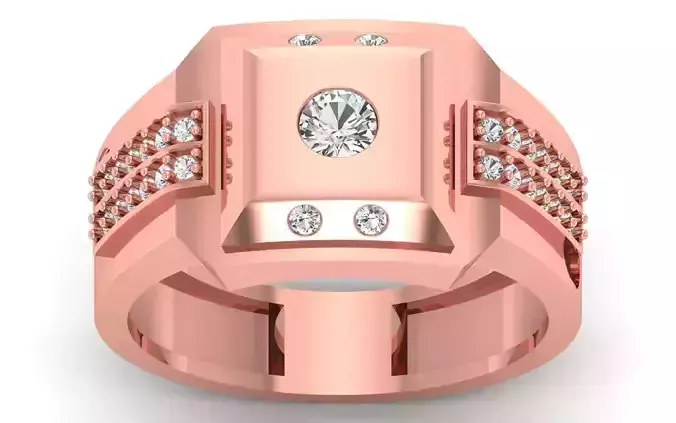 Solitaire Wedding Engagement Square Ring