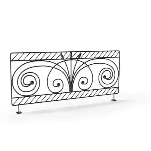 Black Designed Railing