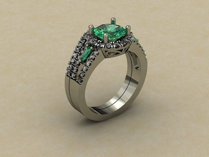 Ring and Band 3D print model
