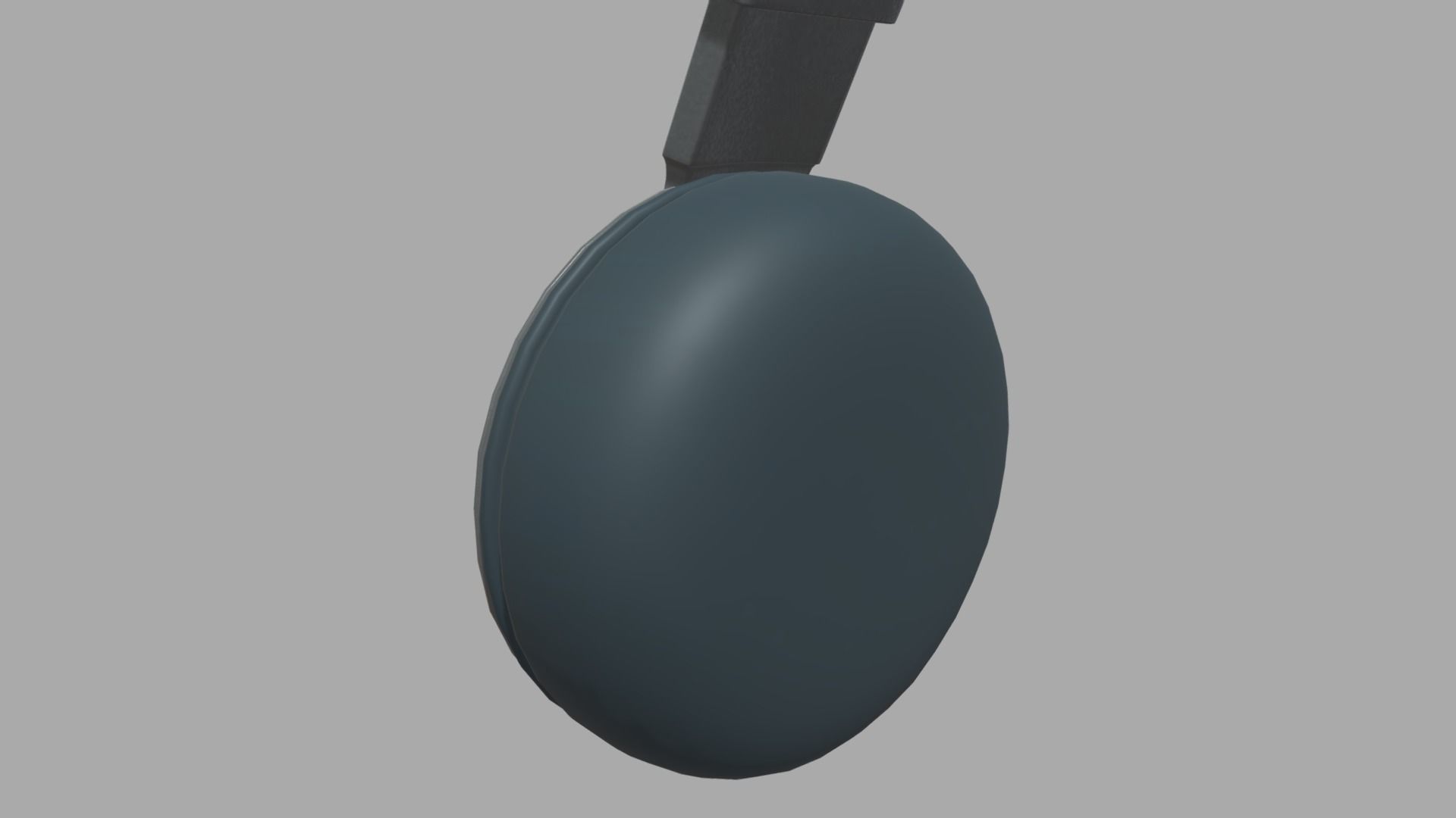 Low Poly Headphones headphone Low-poly 3D model_6