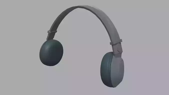Low Poly Headphones headphone Low-poly 3D model