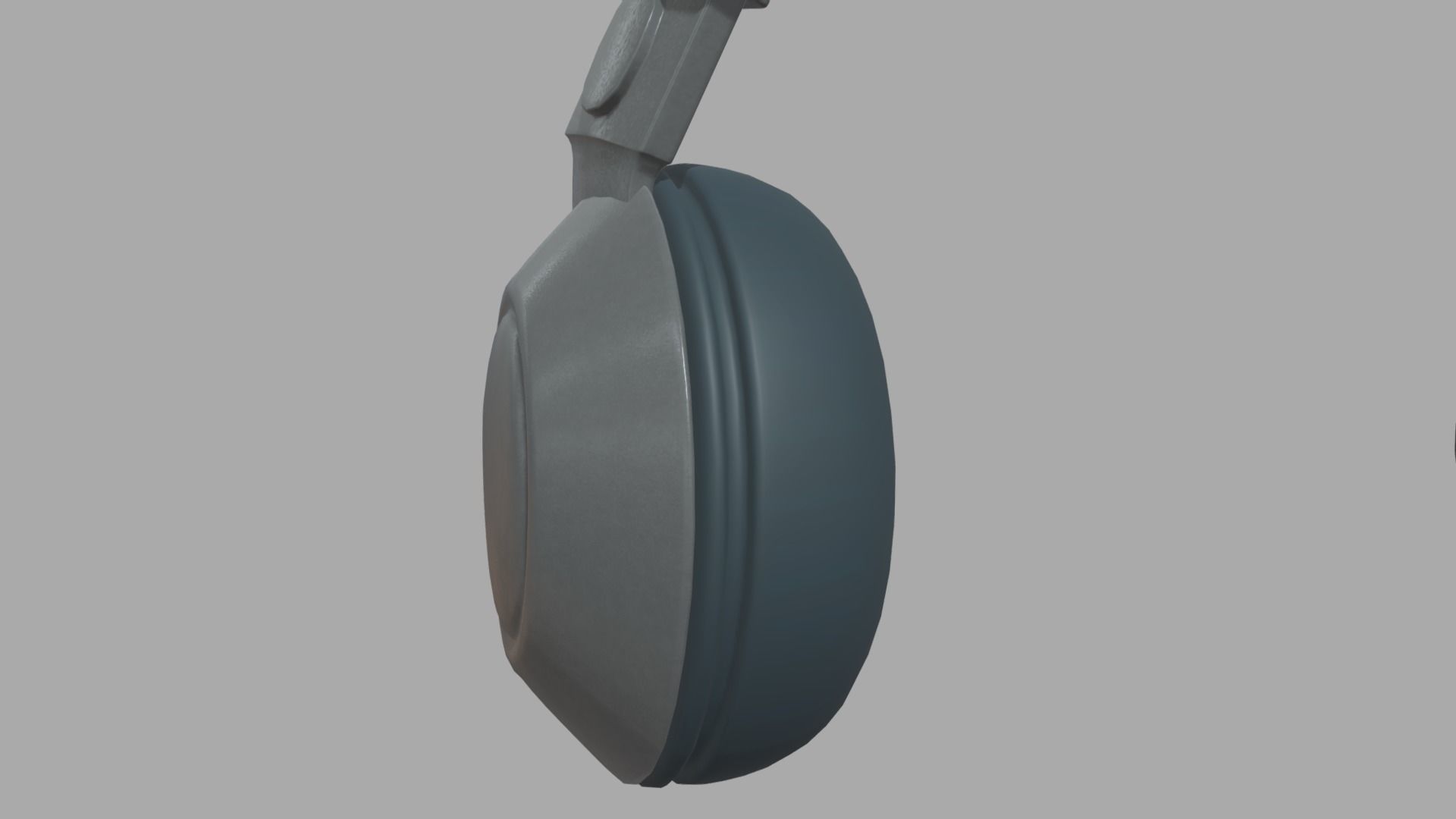Low Poly Headphones headphone Low-poly 3D model_5