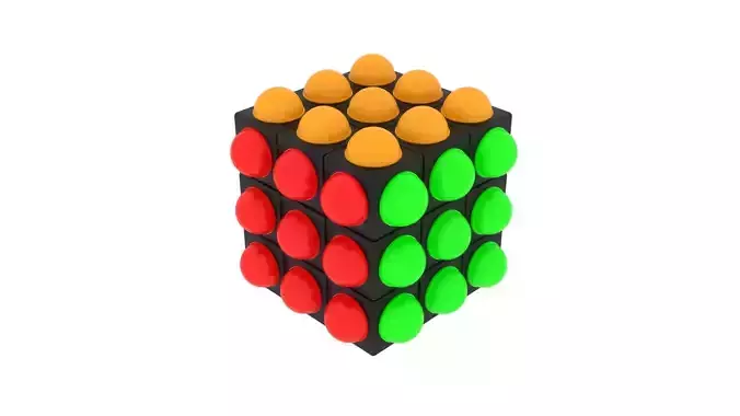 Pop It Rubiks Cube