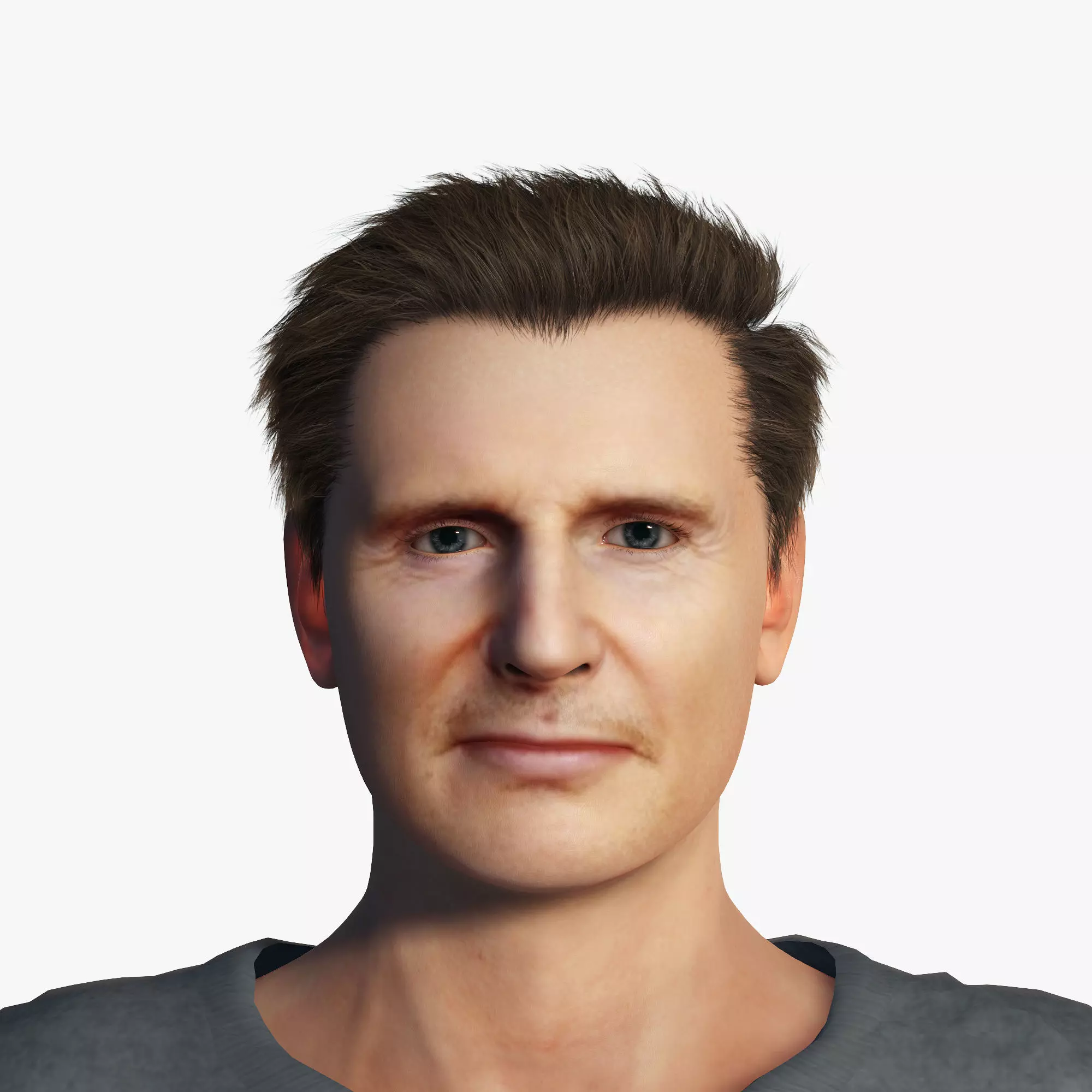 3D Rigged model ready for animation Low-poly 3D model