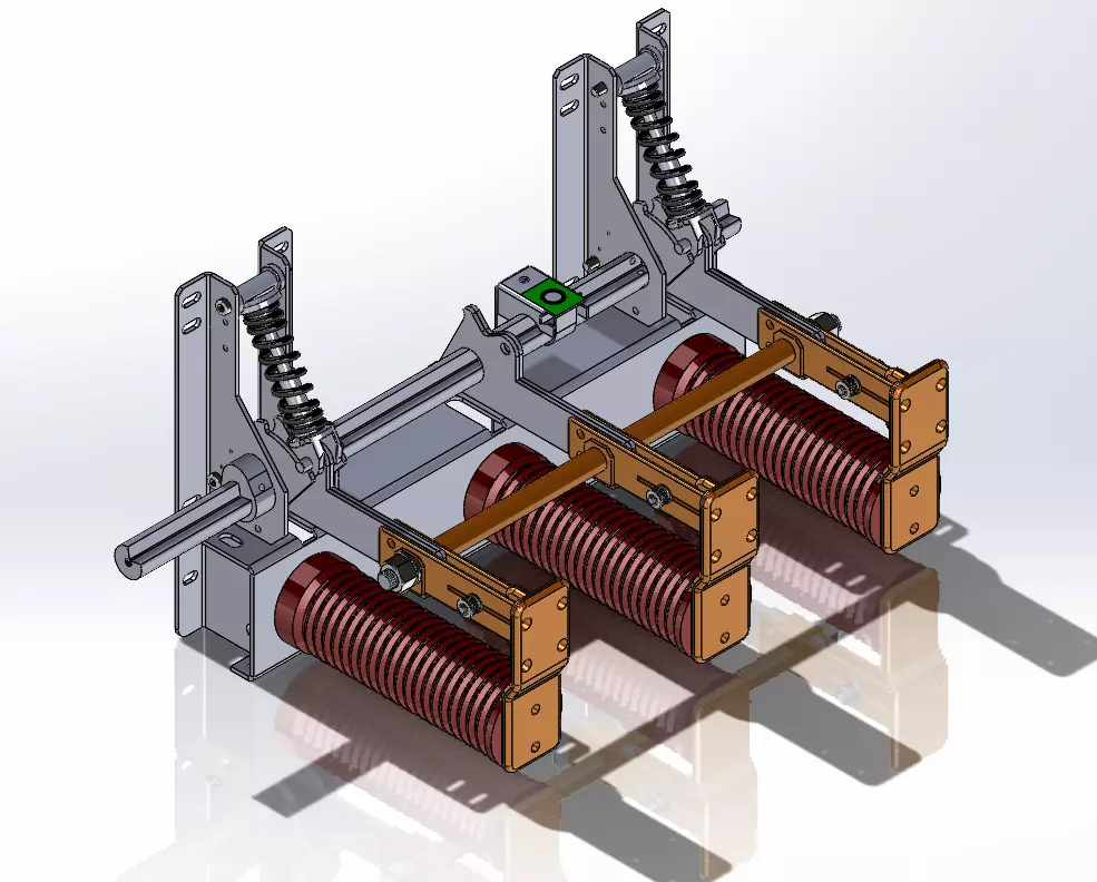 Earthing switch 3D model_0