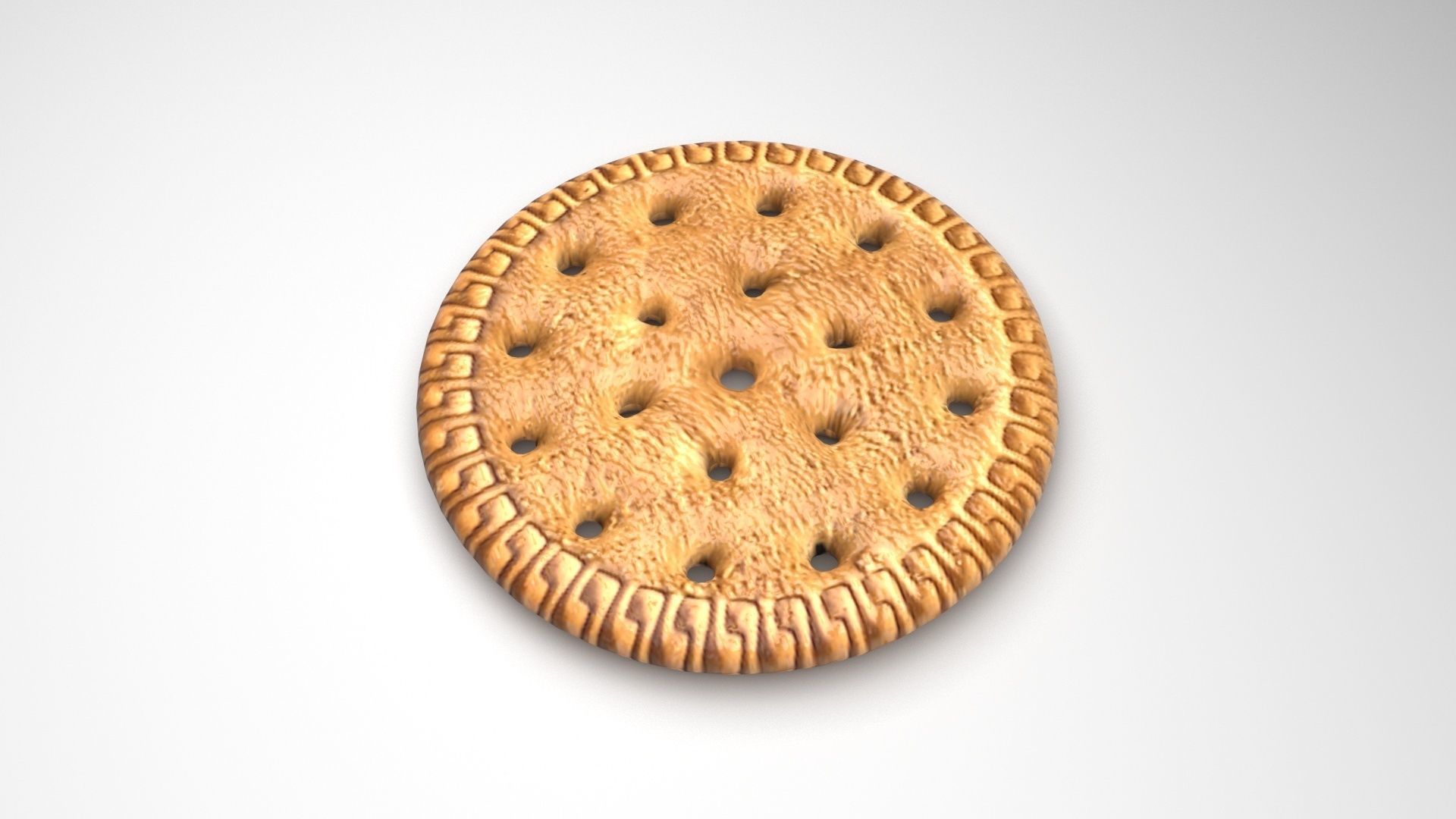 Biscuit 3D model_1