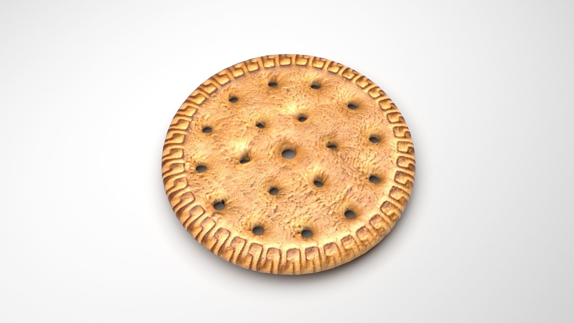 Biscuit 3D model_2
