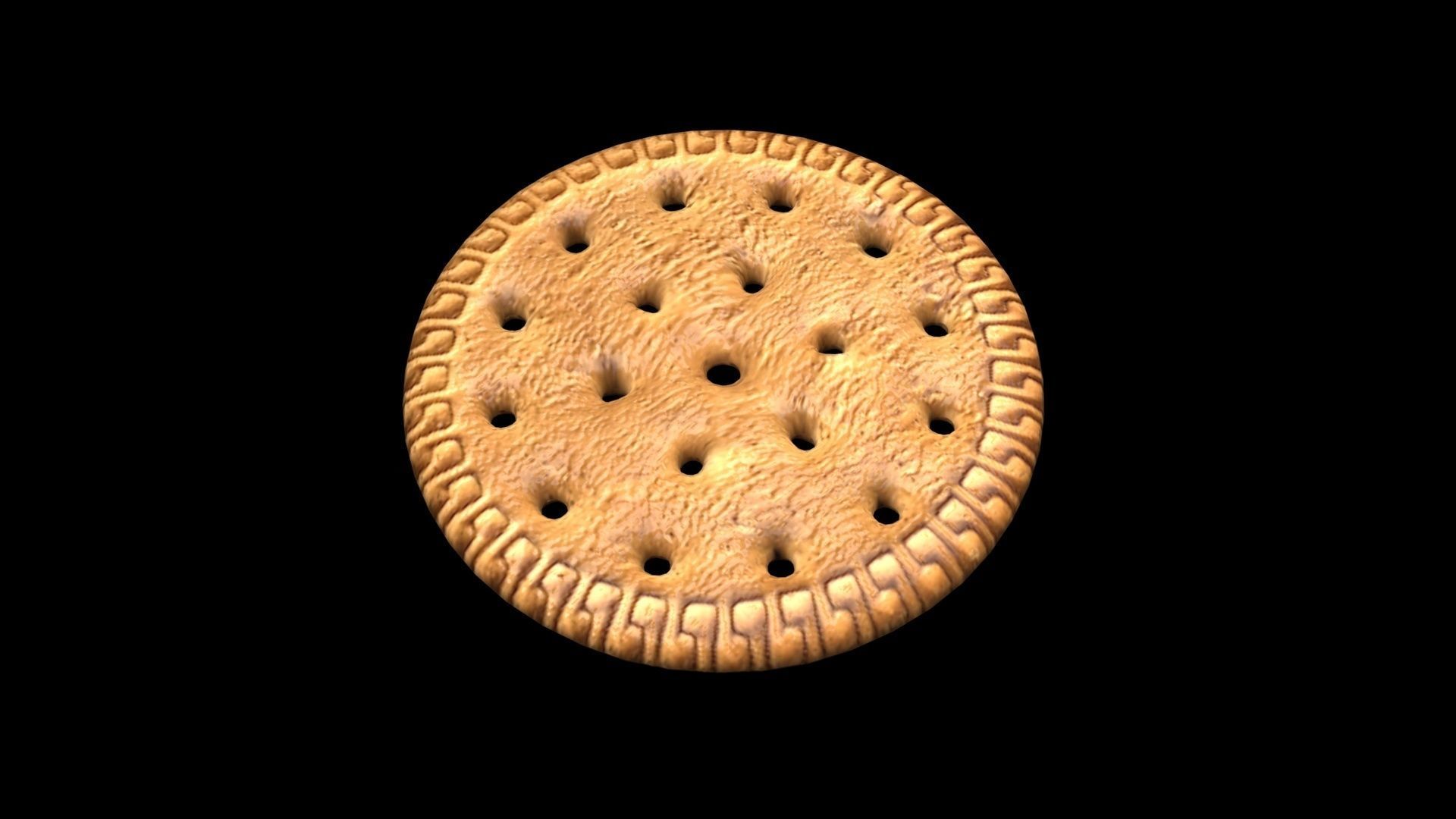 Biscuit 3D model_6