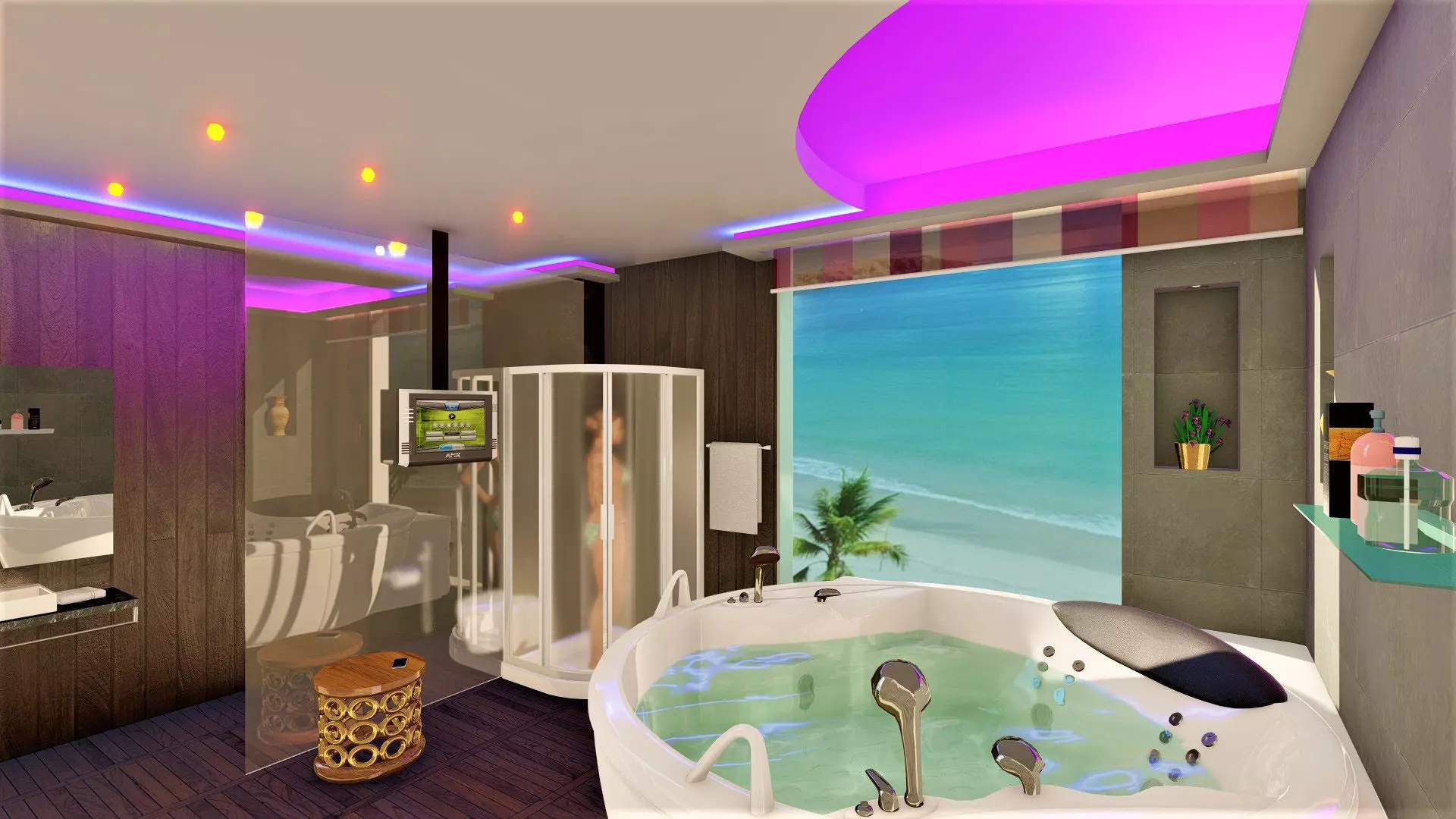 Modern Bathroom 3D model