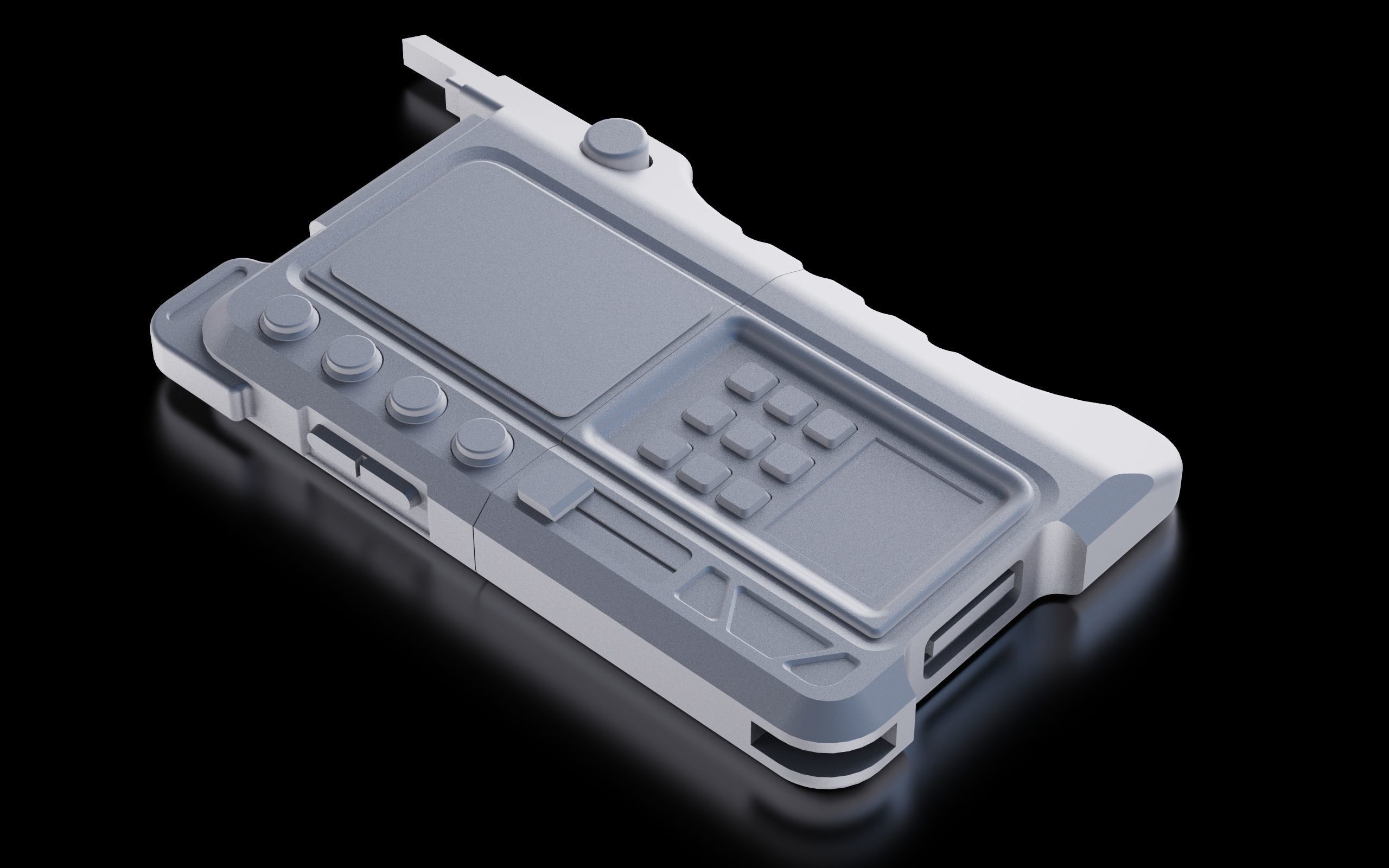 Sci-Fi Controller V7 Low-poly 3D model_9