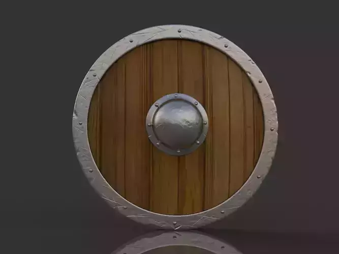 Viking Shield 3D print model