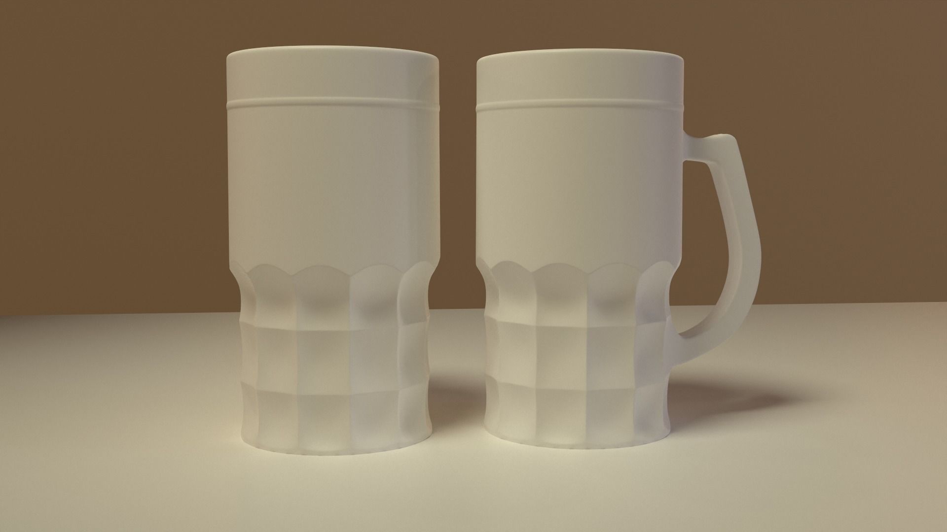Beer Mugs 3D model_11
