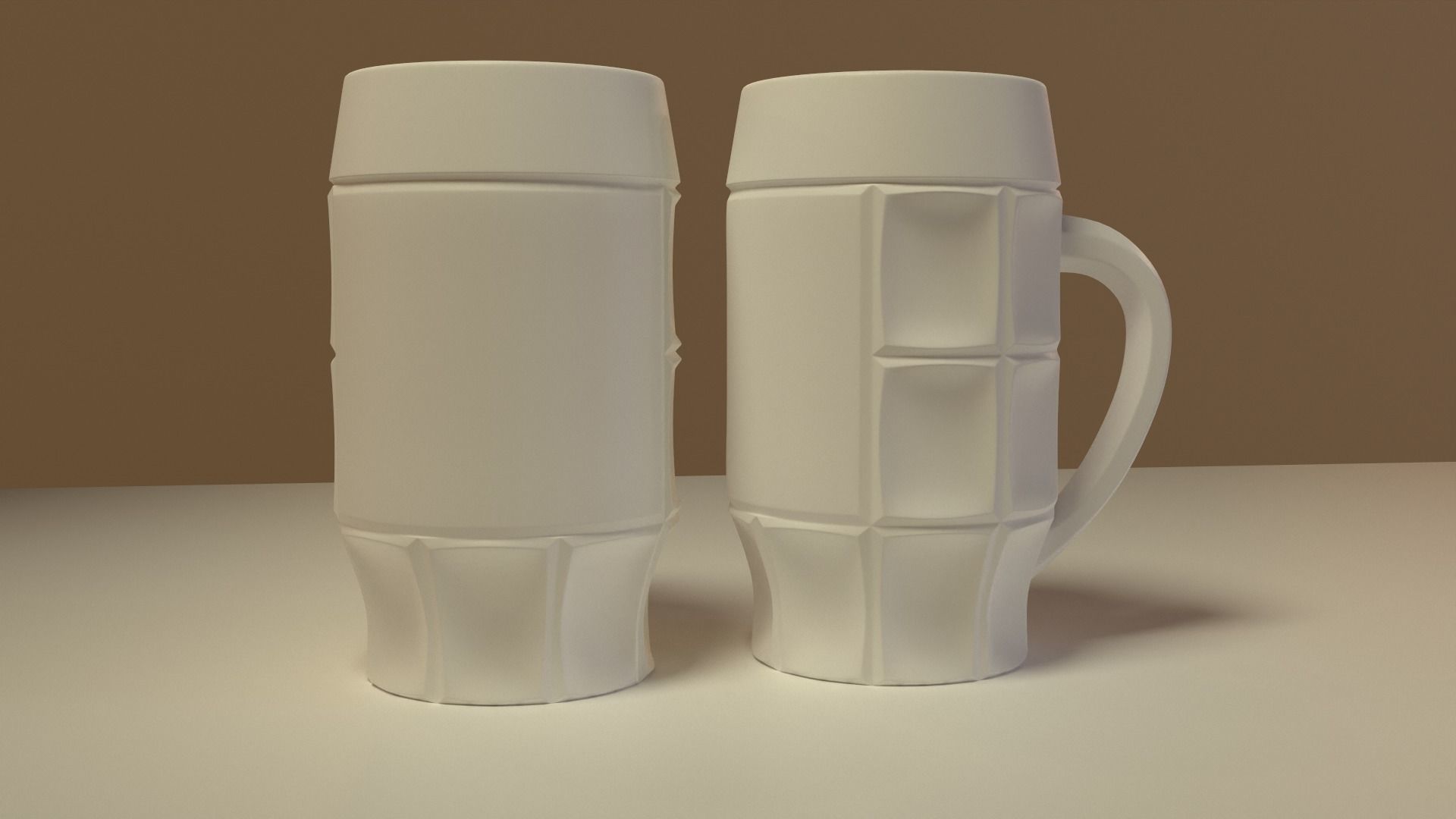 Beer Mugs 3D model_5