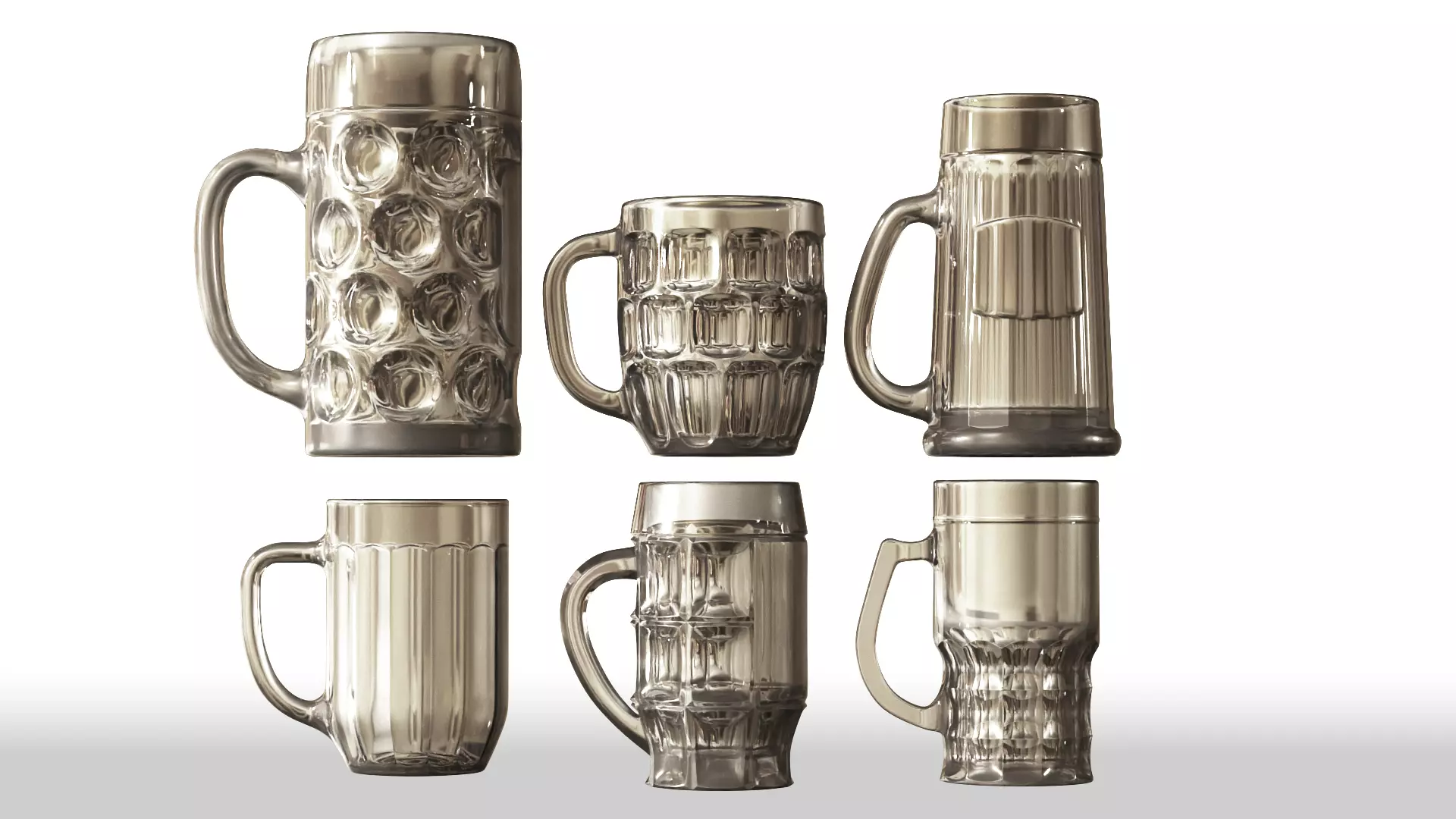 Beer Mugs 3D model_0