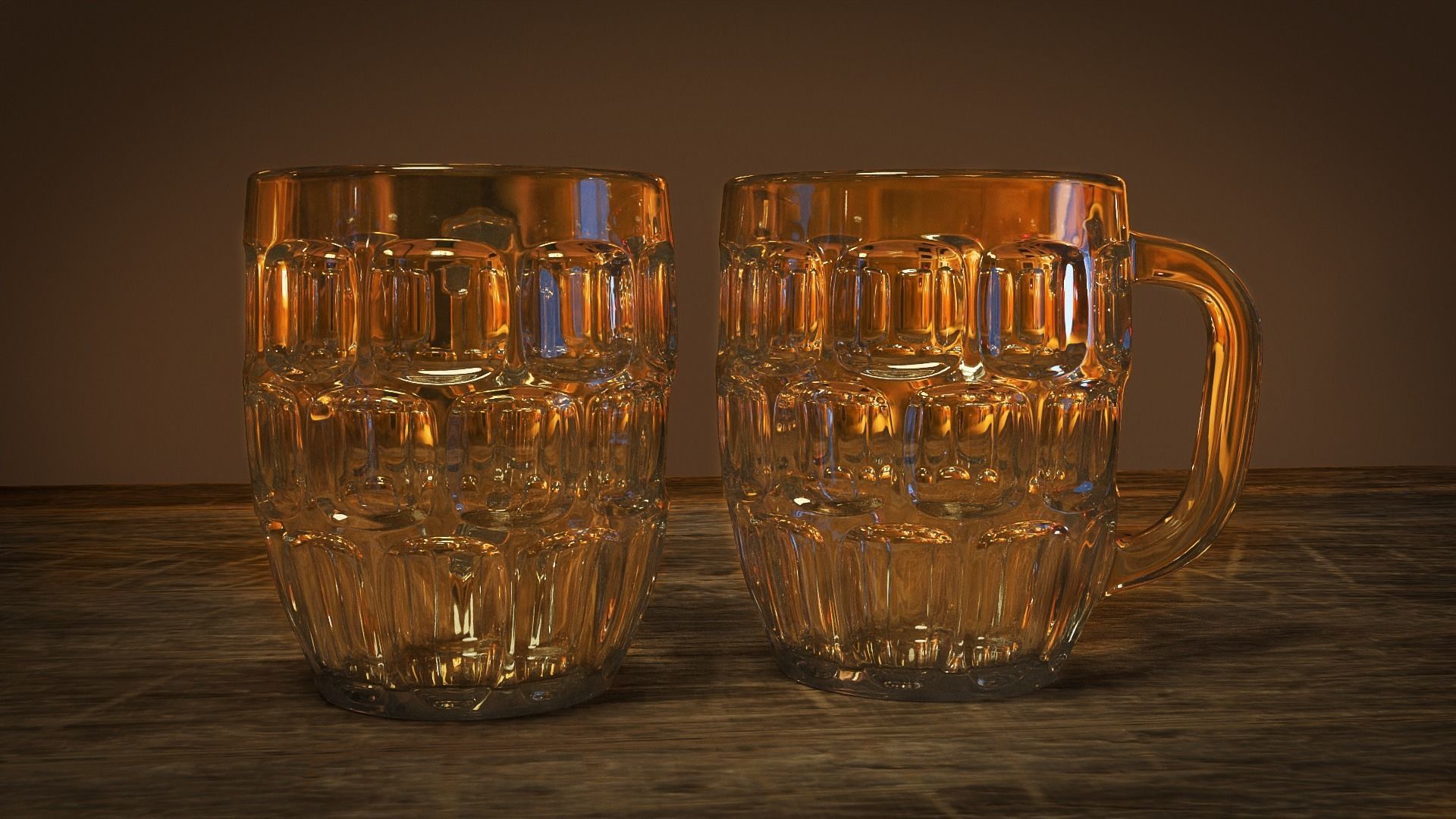 Beer Mugs 3D model_6