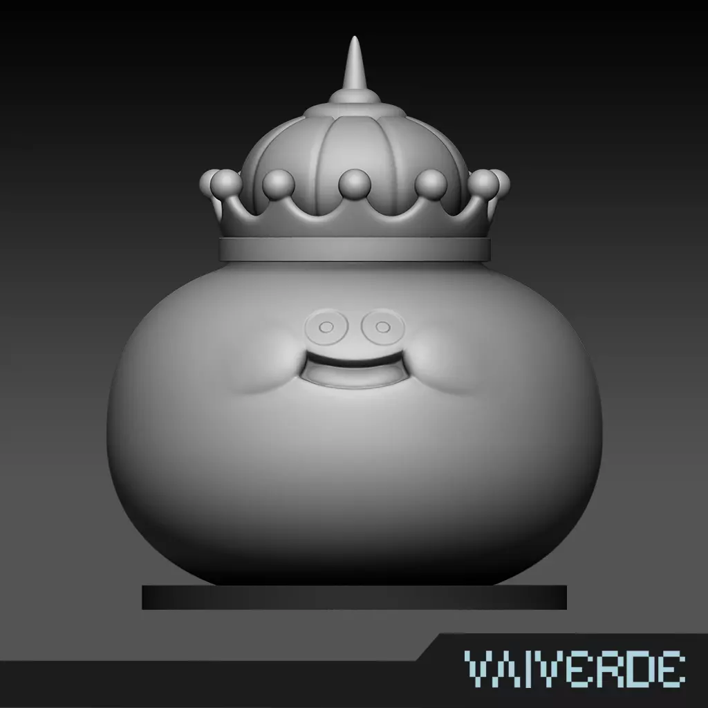 GASHAPON - KING SLIME DQ 3D print model