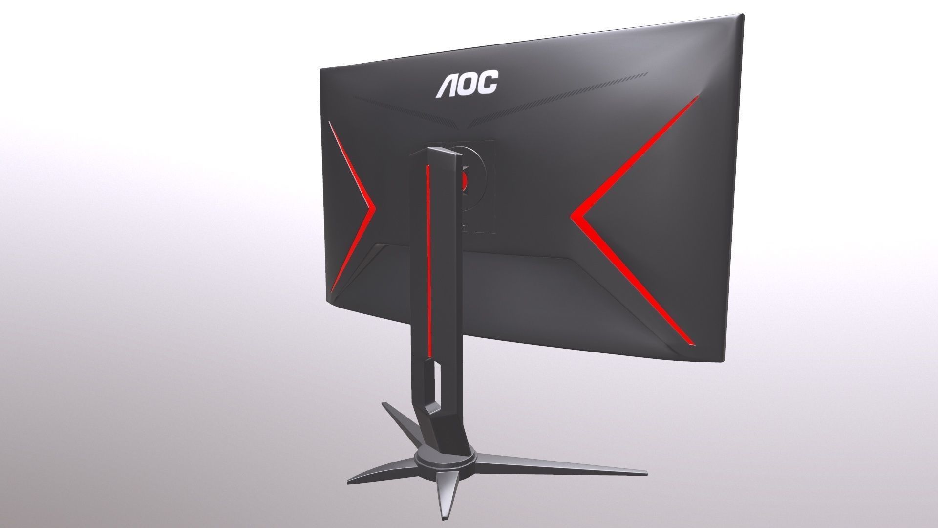 AOC Monitor 3D model_4