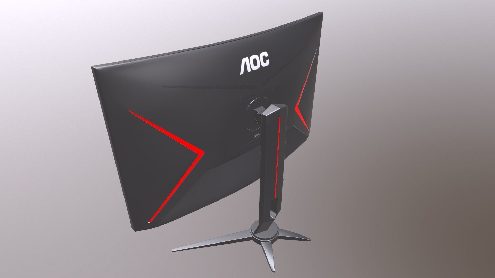AOC Monitor 3D model_6