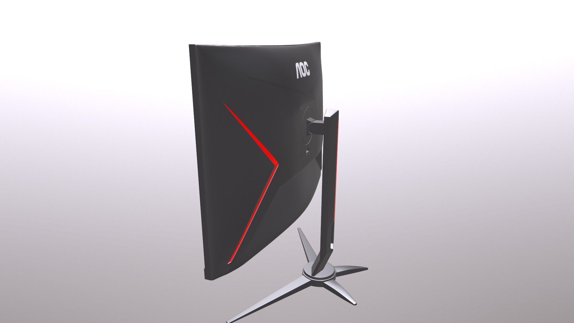 AOC Monitor 3D model_12