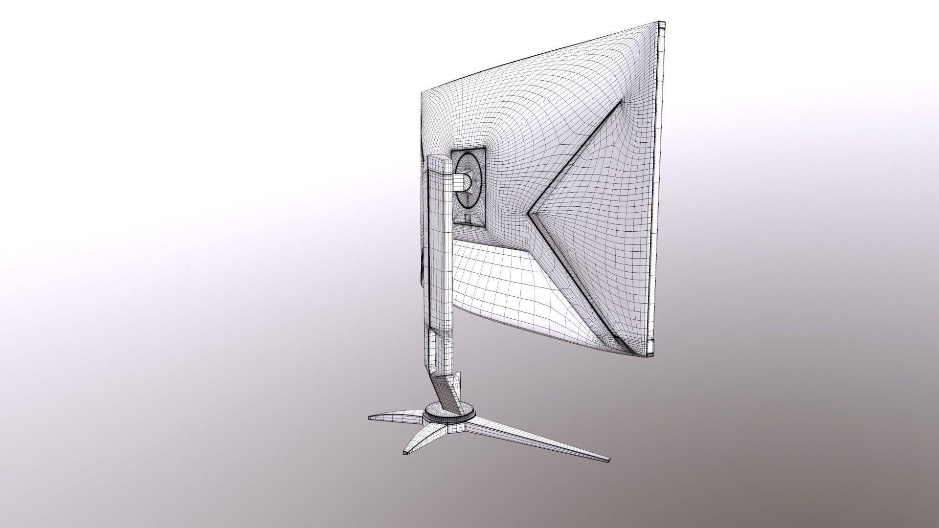 AOC Monitor 3D model_17