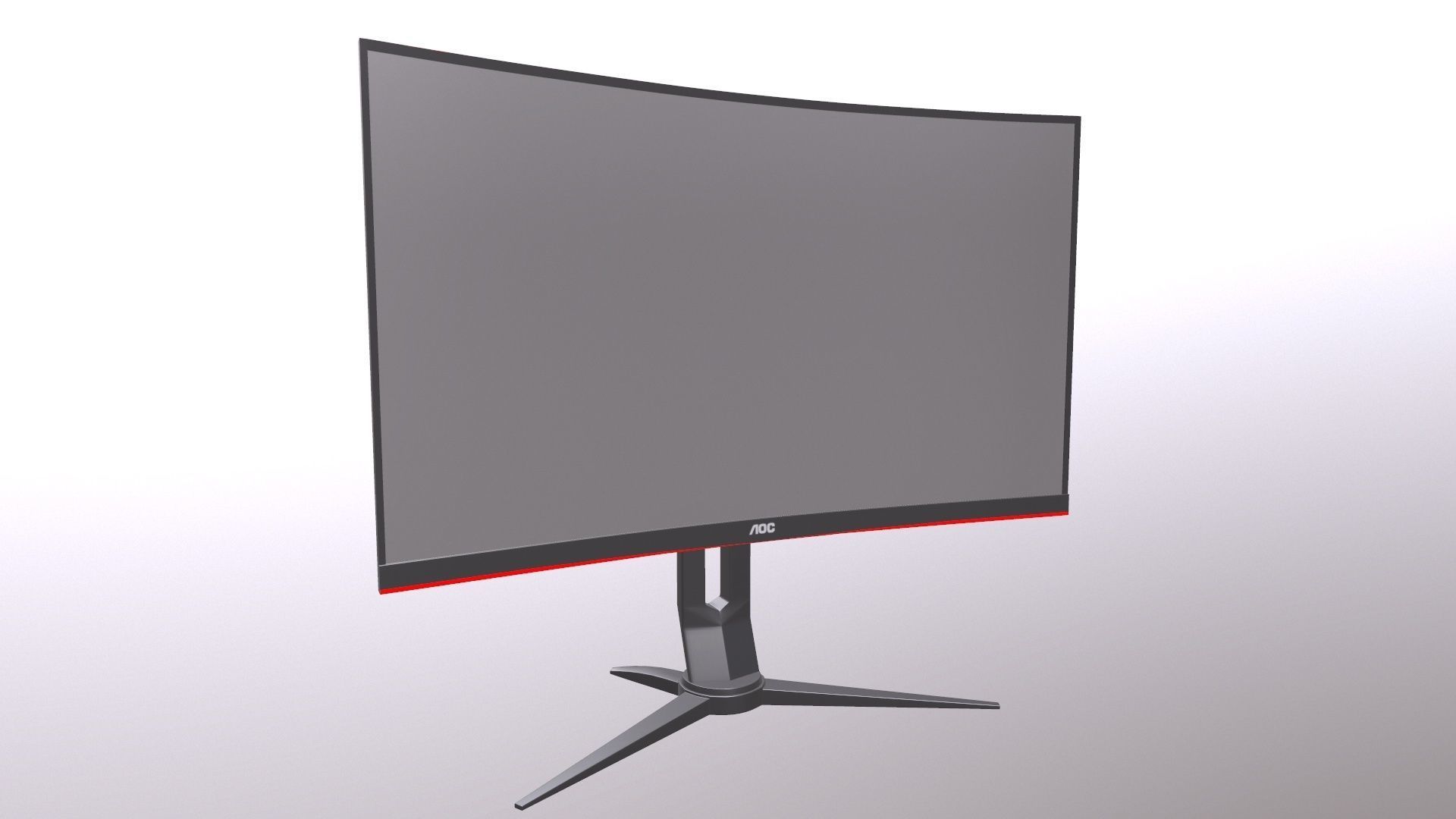 AOC Monitor 3D model_2