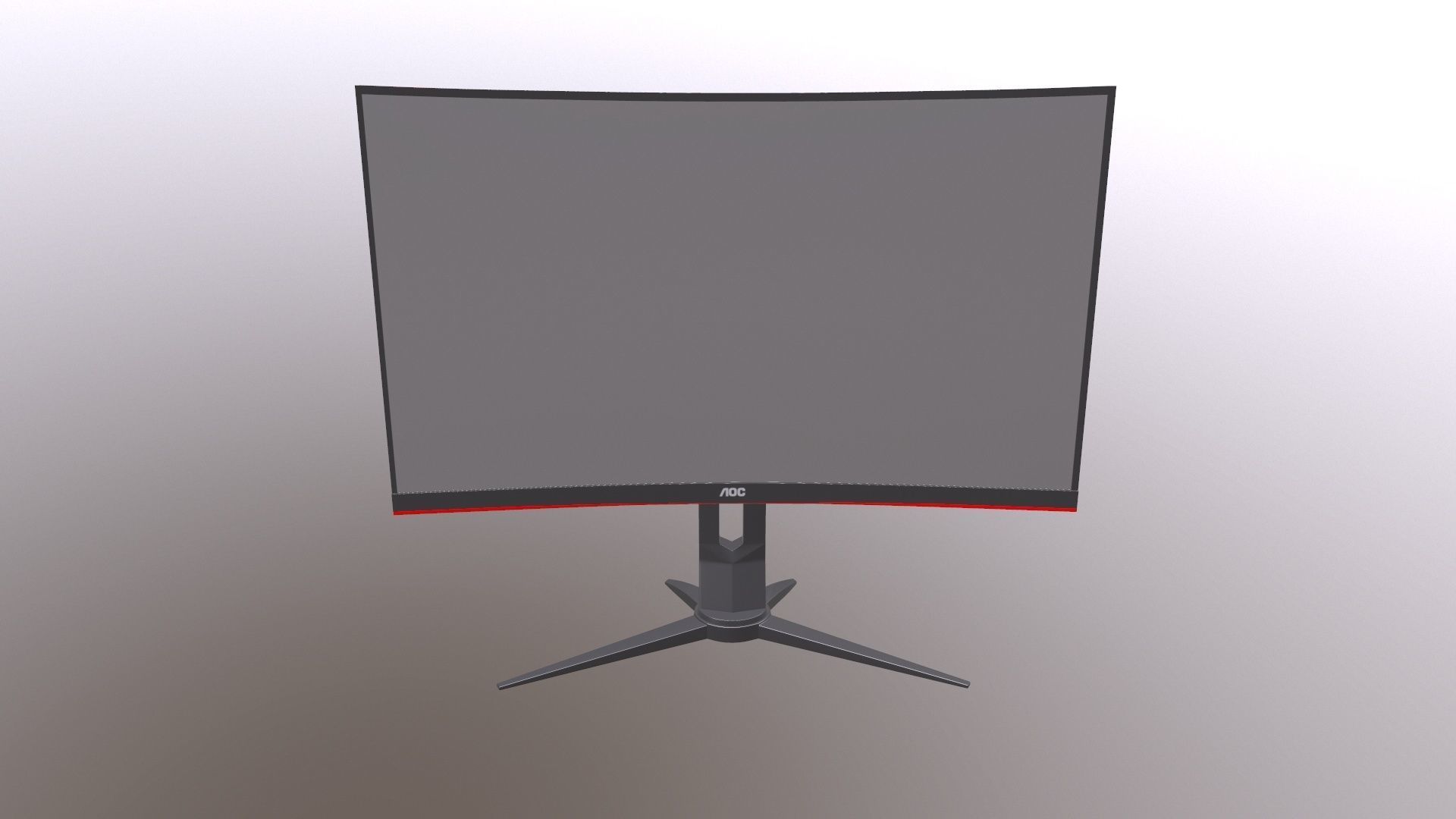 AOC Monitor 3D model_14