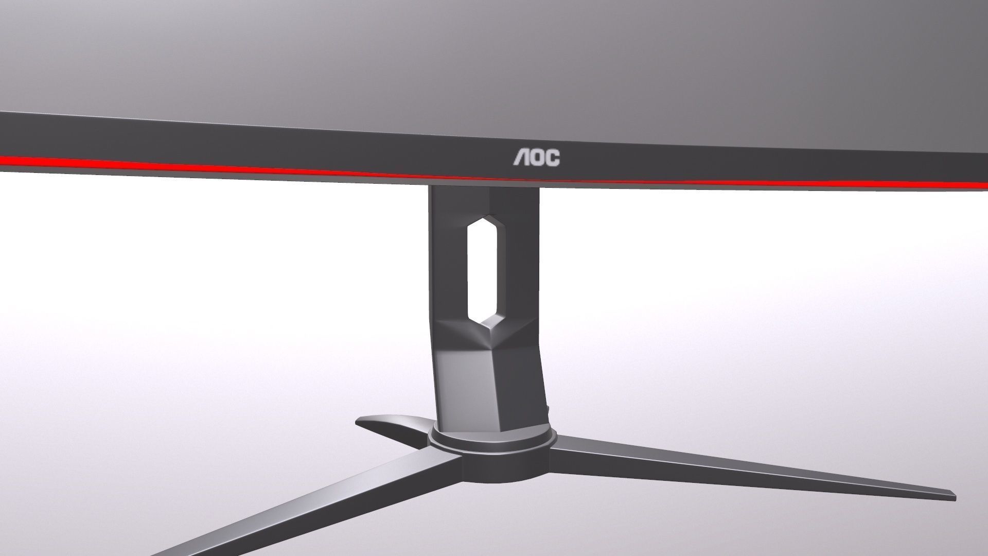 AOC Monitor 3D model_7