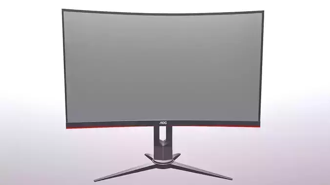 AOC Monitor 3D model