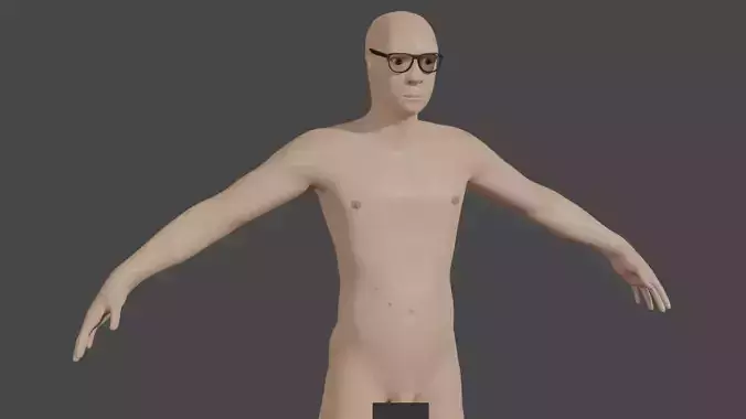 The base model of a male