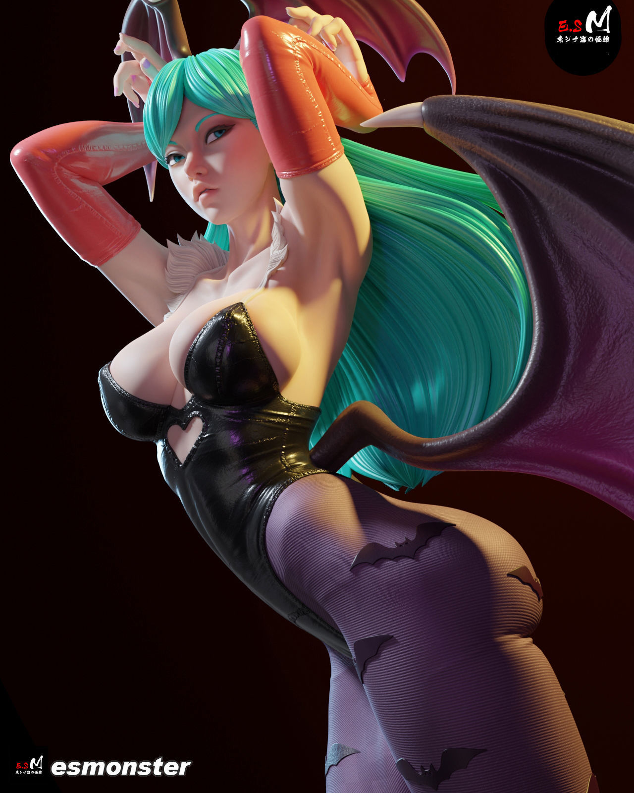 Morrigan Aensland  Darkstalkers 3D print model_1