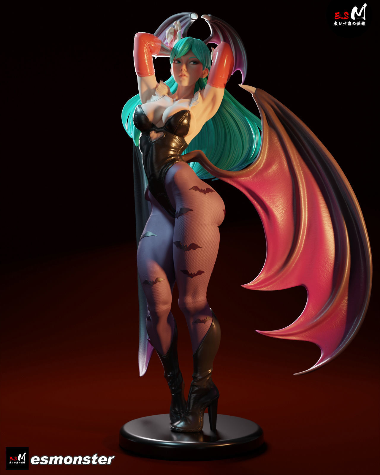 Morrigan Aensland  Darkstalkers 3D print model_8