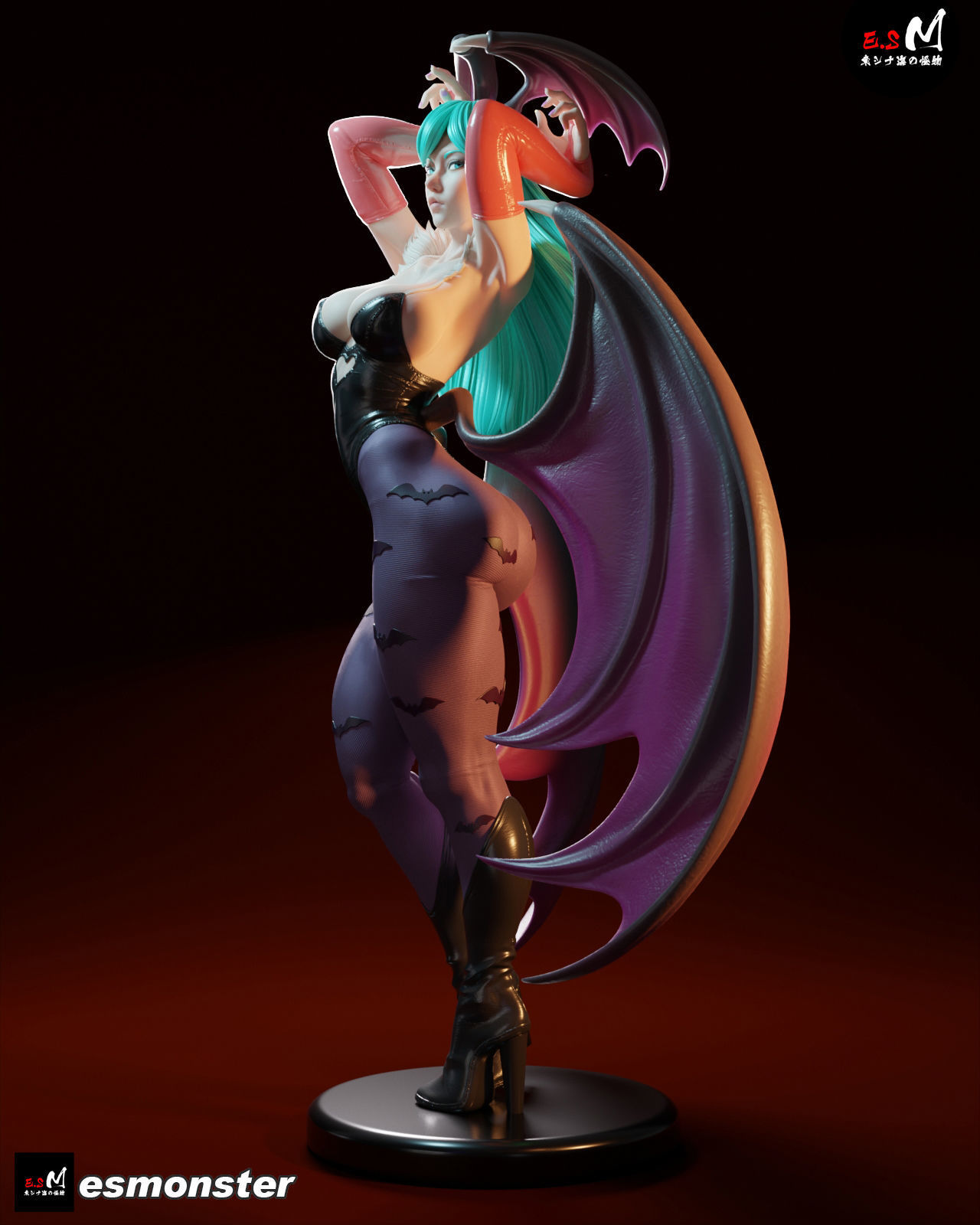 Morrigan Aensland  Darkstalkers 3D print model_7
