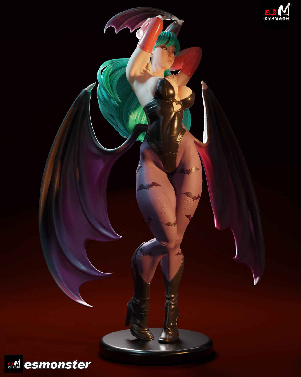 Morrigan Aensland  Darkstalkers 3D print model_6