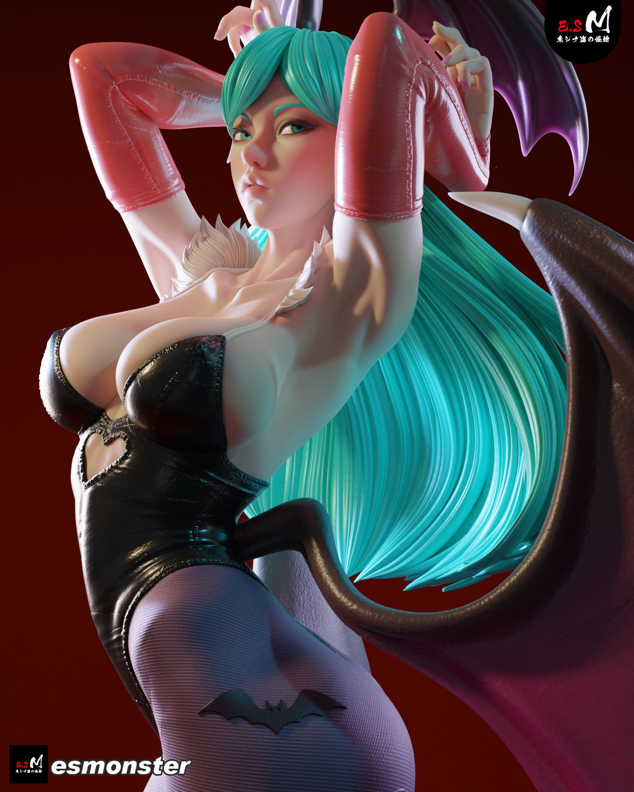 Morrigan Aensland  Darkstalkers 3D print model_2
