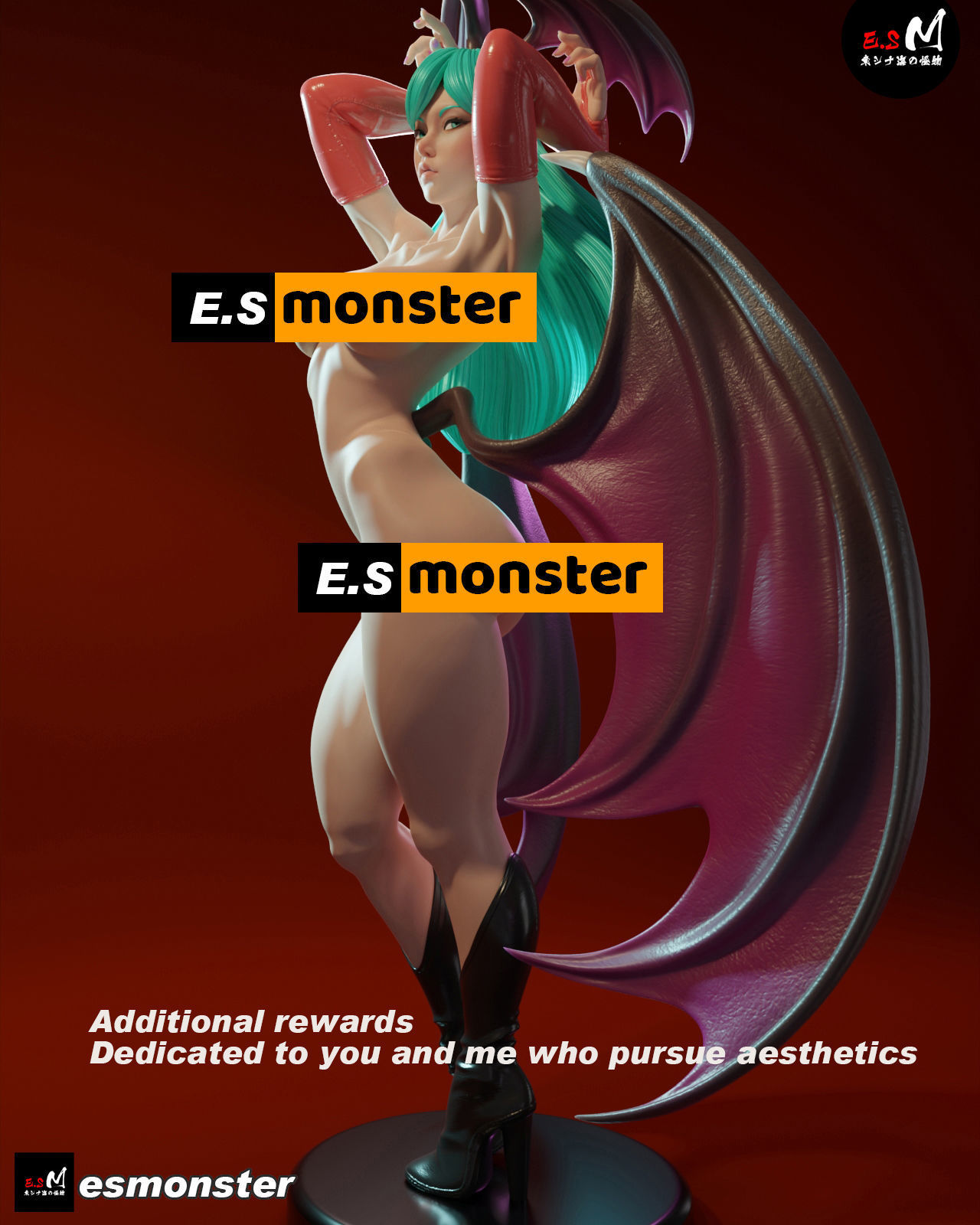 Morrigan Aensland  Darkstalkers 3D print model_10