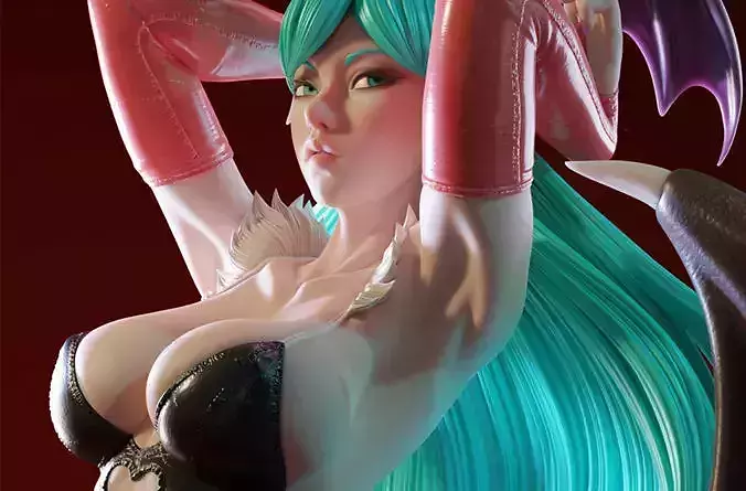Morrigan Aensland  Darkstalkers 3D print model