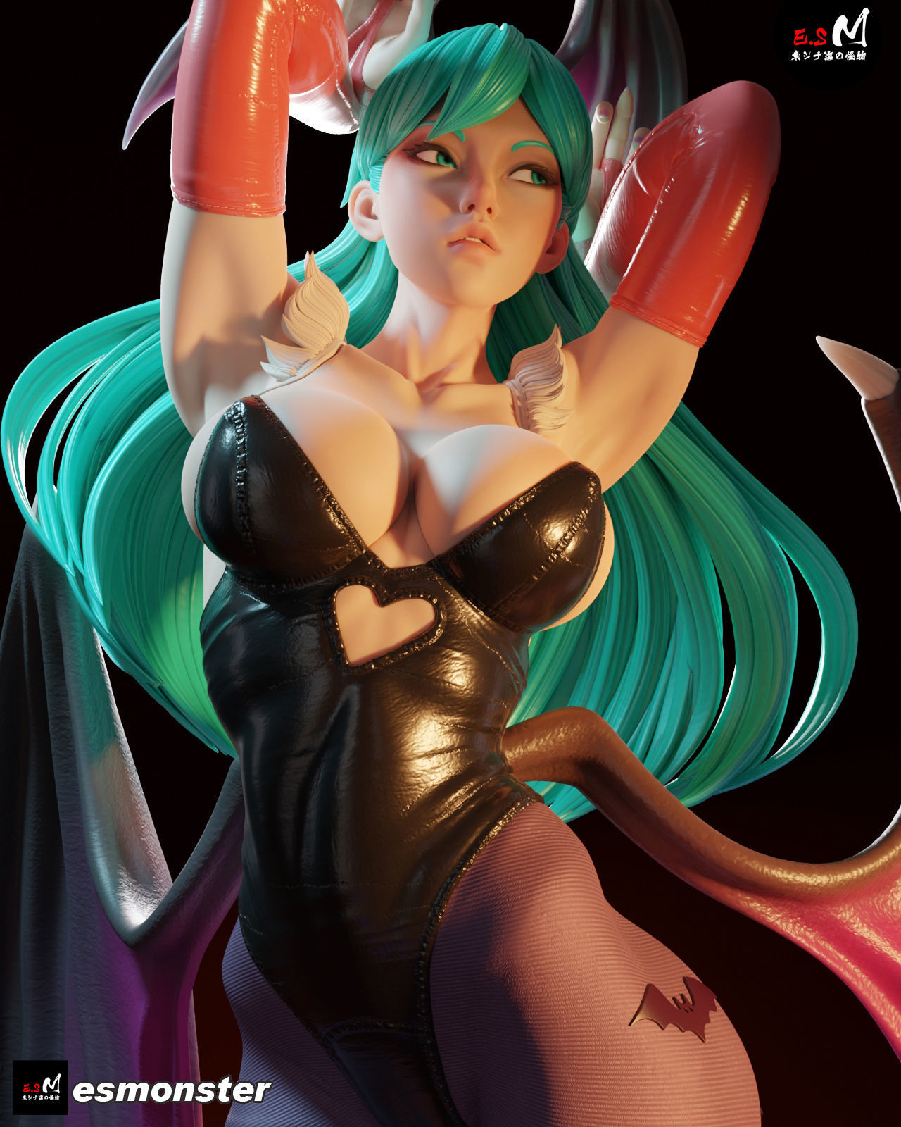 Morrigan Aensland  Darkstalkers 3D print model_5
