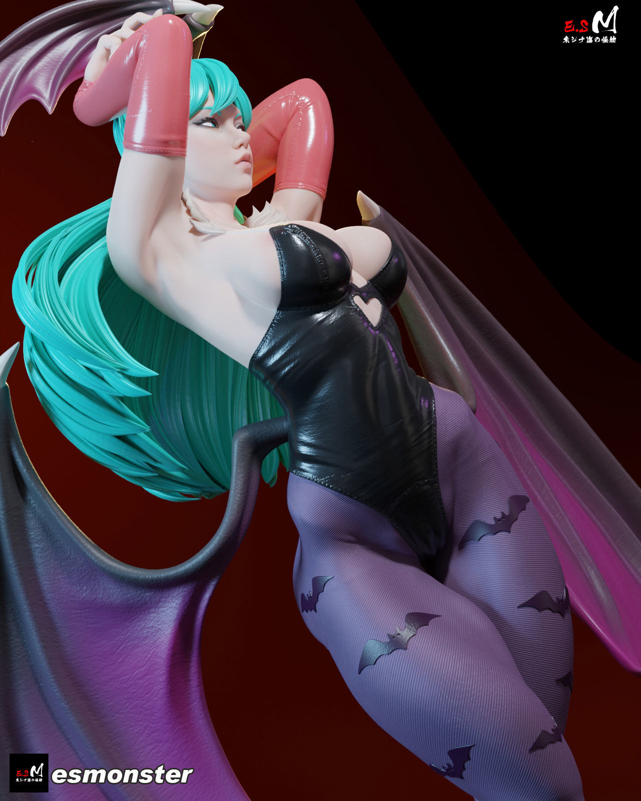 Morrigan Aensland  Darkstalkers 3D print model_3