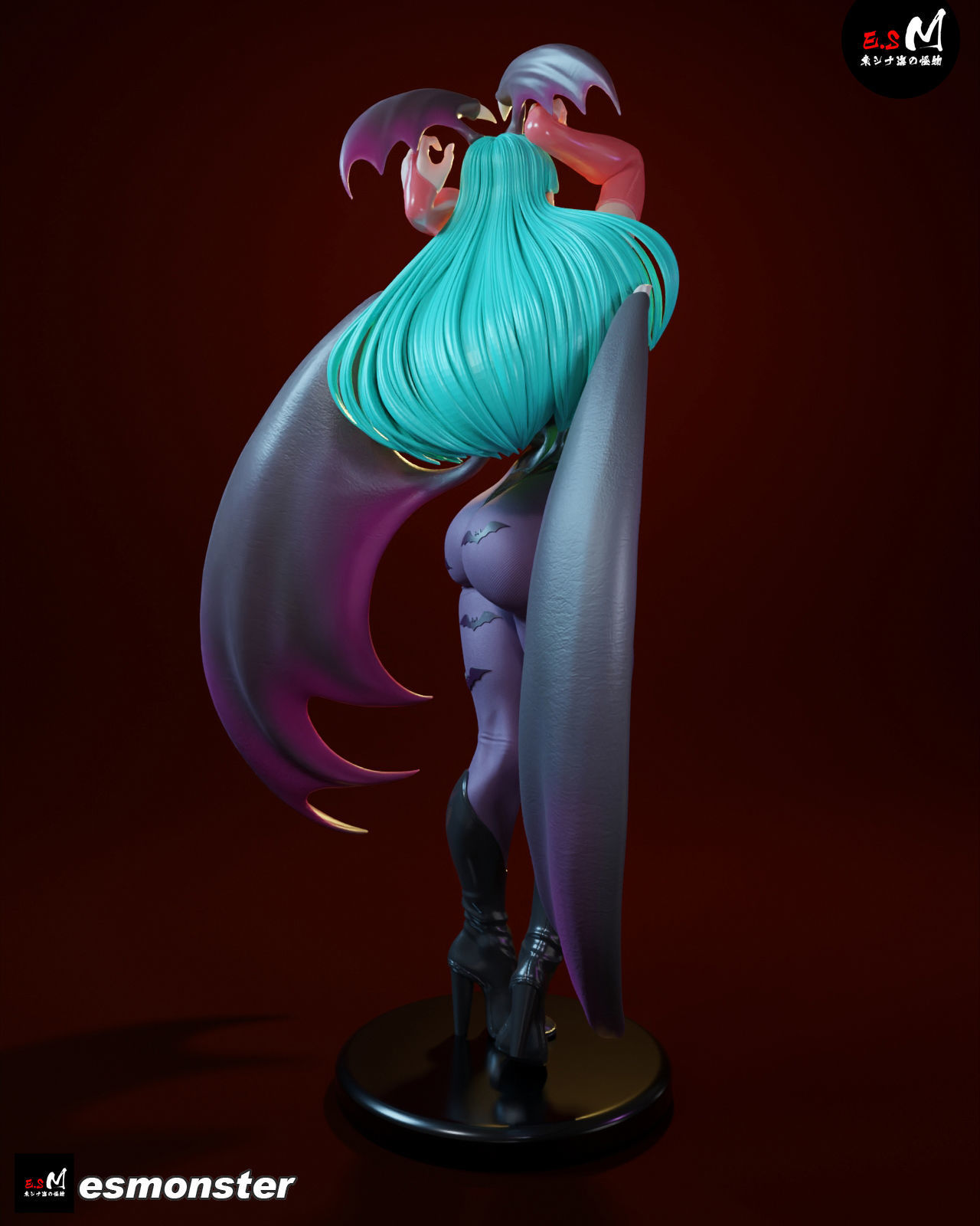 Morrigan Aensland  Darkstalkers 3D print model_9
